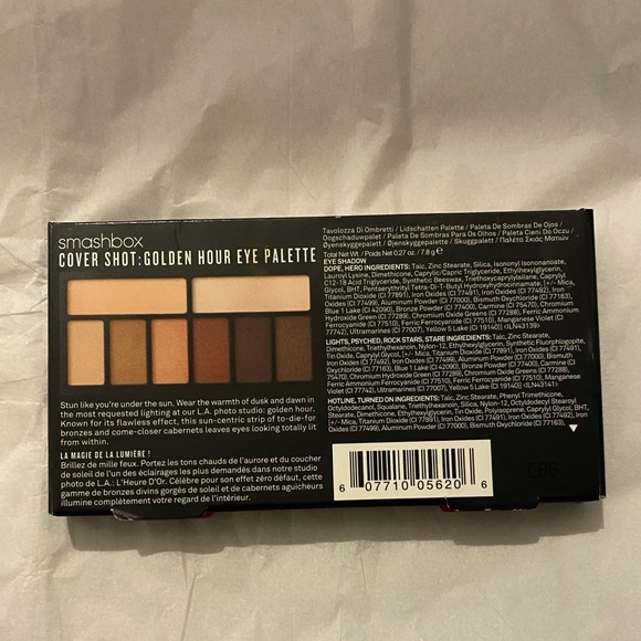 BNIB Smashbox Cover Shot Eyeshadow Palette in Golden Hour - Picture 4 of 5
